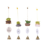 Maxbell Brass Windchime Hanging Bell Charm Succulent Decor Gift Feng Shui Ornament#4 - Aladdin Shoppers