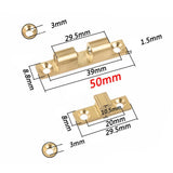 Maxbell Copper Door Stopper Magnetic Casting Stop Holder Catch Cabinet Closet 50mm - Aladdin Shoppers