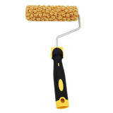 Maxbell 2 Pieces Wall Decorative Paint Roller Foam Sponge Painter Brush with Handle