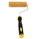 Maxbell 2 Pieces Wall Decorative Paint Roller Foam Sponge Painter Brush with Handle