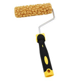 Maxbell 2 Pieces Wall Decorative Paint Roller Foam Sponge Painter Brush with Handle