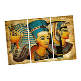 Maxbell 3Pcs DIY Canvas Modern Deco Wall Painting King Of Egypt No Framed 40x80cm L - Aladdin Shoppers