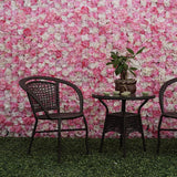 Maxbell 8 Pieces Artificial Flower Wall Panels Wedding Venue Decor Hot Pink