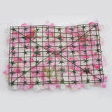 Maxbell 8 Pieces Artificial Flower Wall Panels Wedding Venue Decor Hot Pink