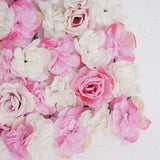 Maxbell 8 Pieces Artificial Flower Wall Panels Wedding Venue Decor Hot Pink