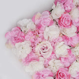 Maxbell 20 Pieces Artificial Flower Wall Panels Wedding Venue Decor Hot Pink