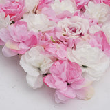 Maxbell 8 Pieces Artificial Flower Wall Panels Wedding Venue Decor Hot Pink