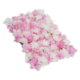 Maxbell 8 Pieces Artificial Flower Wall Panels Wedding Venue Decor Hot Pink