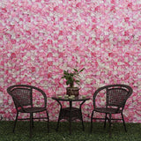 Maxbell 20 Pieces Artificial Flower Wall Panels Wedding Venue Decor Hot Pink