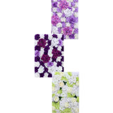 6pcs Artificial Flower Wall Wedding Venue Flower Pillar Main Road Decor Red