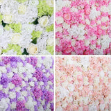 6pcs Artificial Flower Wall Wedding Venue Flower Pillar Main Road Decor Red
