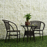 Maxbell 20 Pieces Artificial Rose Hydrangea Flower Wall Panels Wedding Decor Cream
