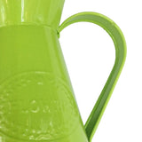 Maxbell 2pcs Wrought Iron Shabby Chic Metal Jug Vase Pitcher Flower Holder for Home Wedding Decoration - Aladdin Shoppers