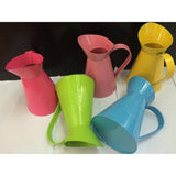 Maxbell 2pcs Wrought Iron Shabby Chic Metal Jug Vase Pitcher Flower Holder for Home Wedding Decoration - Aladdin Shoppers