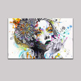 Maxbell 2 Panel Canvas Oil Painting Art Picture - Girl