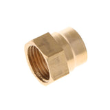 Maxbell Brass Double Head Hoop connector Water Pipes Threaded Fittings #5 1/2"-3/8" - Aladdin Shoppers