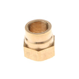 Maxbell Brass Double Head Hoop connector Water Pipes Threaded Fittings #5 1/2"-3/8" - Aladdin Shoppers