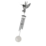 Hummingbird  Design Stainless Steel 4 Bells Wind Chimes Bell Hanging Decor