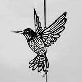 Hummingbird  Design Stainless Steel 4 Bells Wind Chimes Bell Hanging Decor