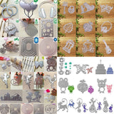 Maxbell Metal Cutting Dies Stencil DIY Scrapbooking Embossing Card Vine 2 - Aladdin Shoppers