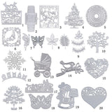 Maxbell Metal Cutting Dies Stencil DIY Scrapbooking Embossing Card Hobbyhorse - Aladdin Shoppers