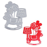 Maxbell Metal Cutting Dies Stencil DIY Scrapbooking Embossing Card Hobbyhorse - Aladdin Shoppers