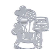 Maxbell Metal Cutting Dies Stencil DIY Scrapbooking Embossing Card Hobbyhorse - Aladdin Shoppers