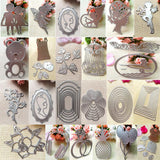 Maxbell Metal Cutting Dies Stencil DIY Scrapbooking Embossing Card Heart - Aladdin Shoppers