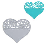 Maxbell Metal Cutting Dies Stencil DIY Scrapbooking Embossing Card Heart - Aladdin Shoppers