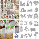 Maxbell Metal Cutting Dies Stencil DIY Scrapbooking Embossing Card Heart - Aladdin Shoppers