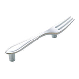 Maxbell 2pcs Creative Spoon Shaped Pull Handle Kitchen Cabinet Cupboard Knob Chrome