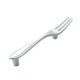Maxbell 2pcs Creative Spoon Shaped Pull Handle Kitchen Cabinet Cupboard Knob Chrome
