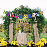 Maxbell 10 Pieces Bunting Garland Bunny Bear Hanging Banner Color Rabbit - Aladdin Shoppers