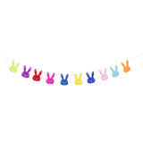 Maxbell 10 Pieces Bunting Garland Bunny Bear Hanging Banner Color Rabbit - Aladdin Shoppers