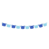 Maxbell 10 Pieces Bunting Garland Bunny Bear Hanging Banner Blue Bear - Aladdin Shoppers