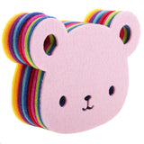 Maxbell 10 Pieces Bunting Garland Bunny Bear Hanging Banner Color Bear - Aladdin Shoppers