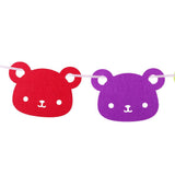 Maxbell 10 Pieces Bunting Garland Bunny Bear Hanging Banner Color Bear - Aladdin Shoppers