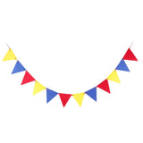 Maxbell Felt Flags Bunting Garland Banner Party Hanging Decor Triangle Flags - Aladdin Shoppers