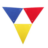 Maxbell Felt Flags Bunting Garland Banner Party Hanging Decor Triangle Flags - Aladdin Shoppers