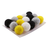 Maxbell Felt Flags Bunting Garland Banner Party Hanging Decor Ball 4 Colors A - Aladdin Shoppers