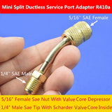 Maxbell 3Pieces Split Ductless Port Adapter - 5/16'' SAE Female to 1/4'' SAE Male - Aladdin Shoppers