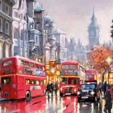 Maxbell 2 Sets Frameless DIY Acrylic Painting By Number Kit Canvas Art Painting