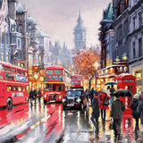 Maxbell 2 Sets Frameless DIY Acrylic Painting By Number Kit Canvas Art Painting