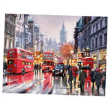 Maxbell 2 Sets Frameless DIY Acrylic Painting By Number Kit Canvas Art Painting