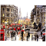 Maxbell 2 Sets Frameless DIY Acrylic Painting By Number Kit Canvas Art Painting