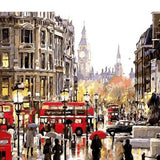 Maxbell 2 Sets Frameless DIY Acrylic Painting By Number Kit Canvas Art Painting