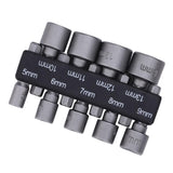 Maxbell 18Pieces/ 2Sets 5mm-13mm Hex Socket Sleeve Nozzles Nut Driver Set