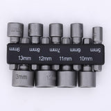 Maxbell 18Pieces/ 2Sets 5mm-13mm Hex Socket Sleeve Nozzles Nut Driver Set