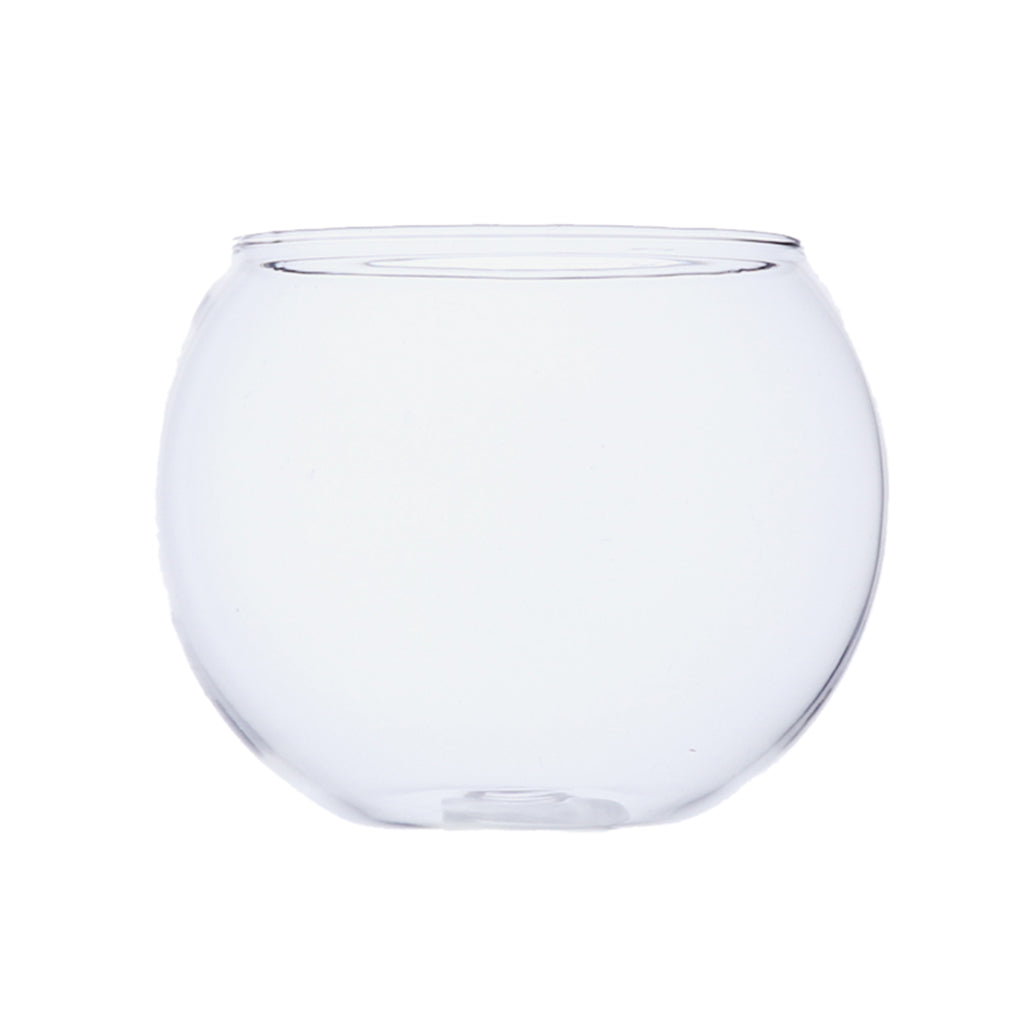 Round Clear Glass Vase Fish Tank Ball Bowl Flower Plants Terrarium Pot Candle Holder Home Living Room Tabletop Decor
