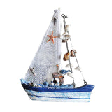 Maxbell 2Pcs Mediterranean Nautical Tropical Sailing Ship Boat Model Welcome Abroad